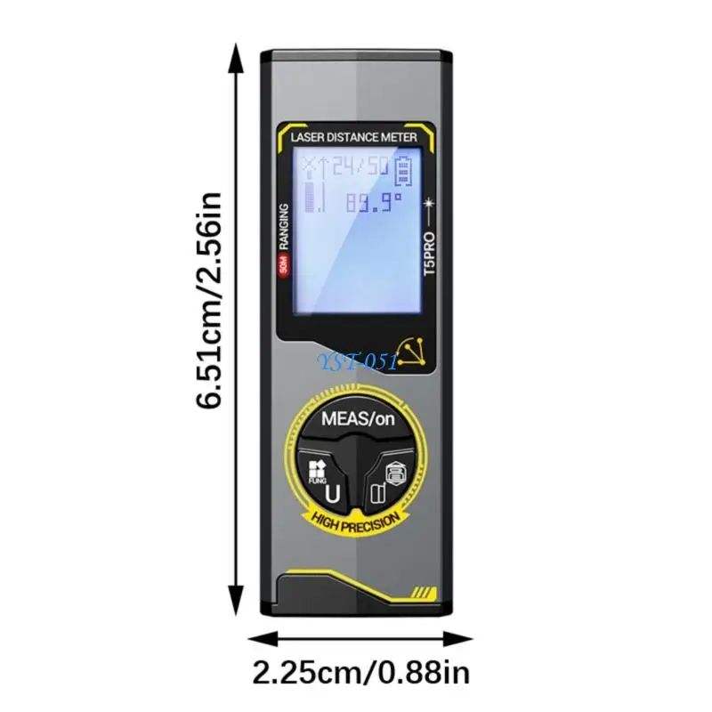 E15A Lasers Rangefinder Measurement Device 30M/50M Measuring Ranges With Backlight Display And Auto Shutdown For DIY Projects