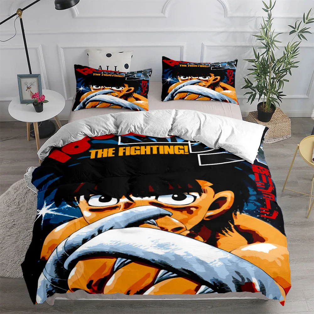 

Ippo Makunouchi Comics Duvet Cover Set King Queen Double Full Twin Single Size Bed Linen Set