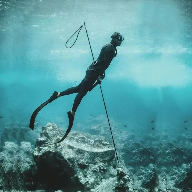 Single 1000 * 195mm Long Diving Fin Carbon Fiber Free Diving Fin Diving Carbon