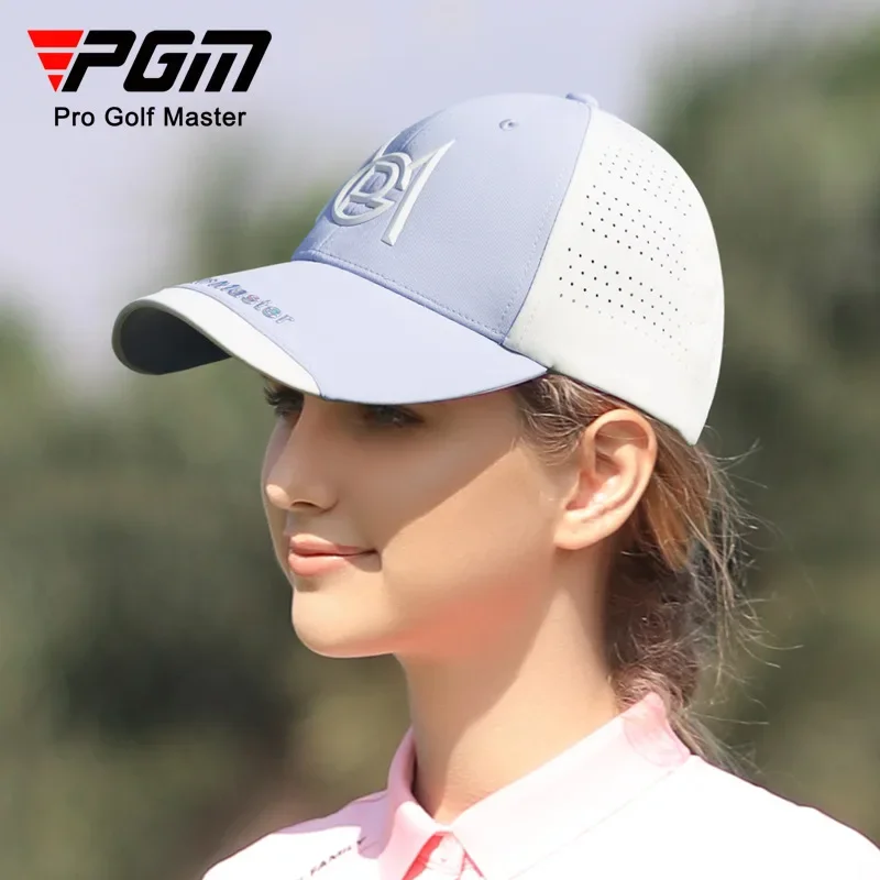 PGM Fashion Ladies Adjustable Anti-Uv Golf Caps Women Breathable Sunproof Sport Hats Summer Sweat Absorption Sun Visor