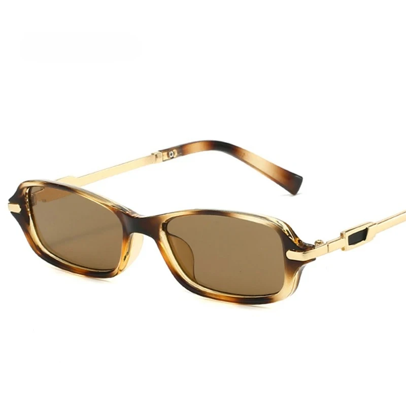 

Ретро маленькие прямоугольные мужские солнцезащитные очки оттенка UV400 в европейском и американском стиле панк в маленькой оправе солнцезащитные очки для уличной фотографии