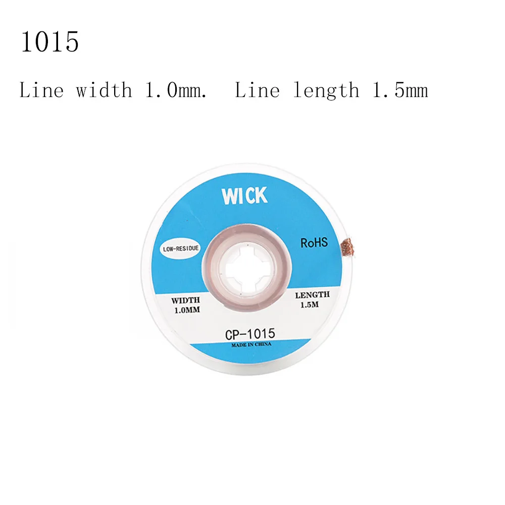 Tin suction Wire Manual Desoldering Suction 1.5m Welding Point Solder Remover Braid Tape Lead Cord Flux Tools