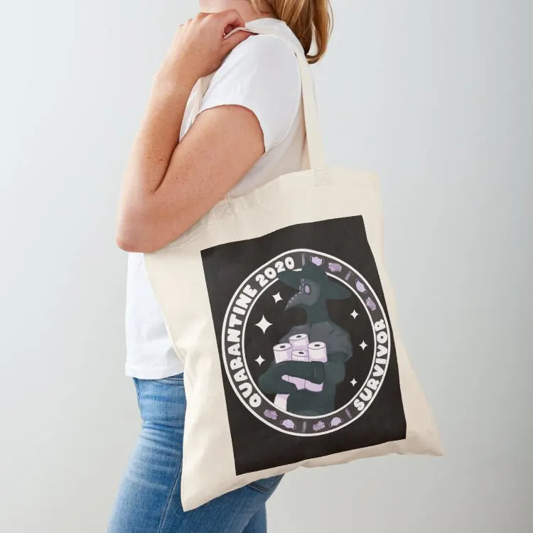 

Quarantine Survivor 2020 Tote Bag Cloth bag tote bag Reusable bags Women's beach bags