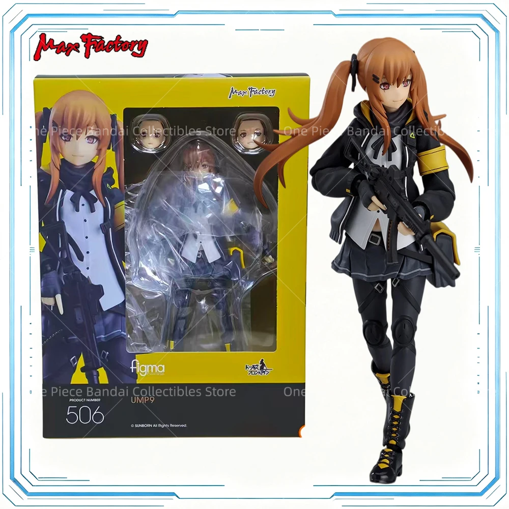 In Stock Original Max Factory UMP9 Action Figure 13.5cm Girls Frontline Anime Character Collectible Display Toy Desktop Gifts Fo
