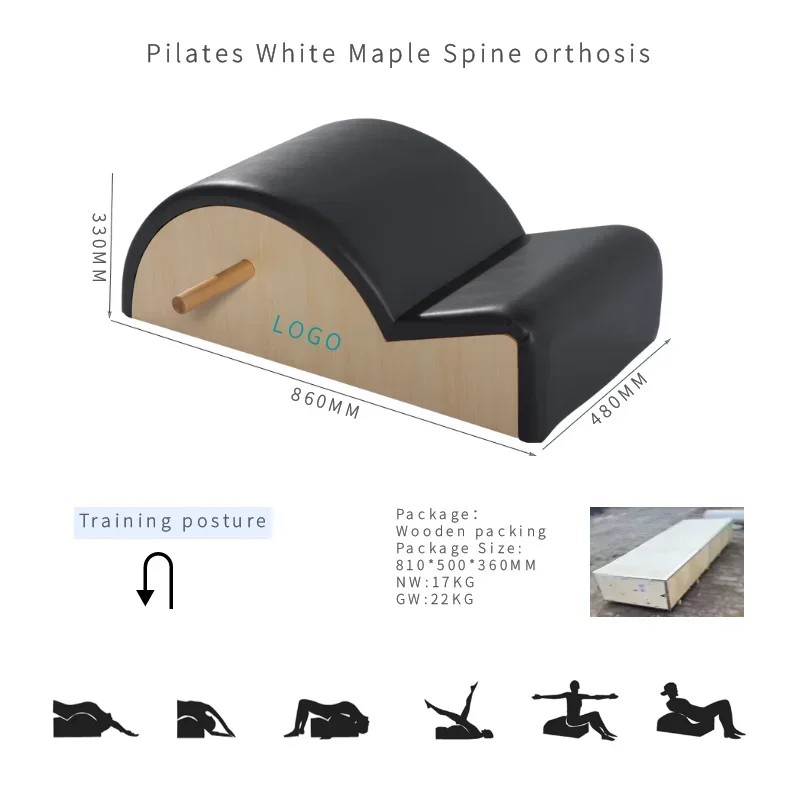

Home Gym Yoga Training Beech Wood Factory Direct Hot Sale Yoga Gym Fitness Beech Spine Corrector