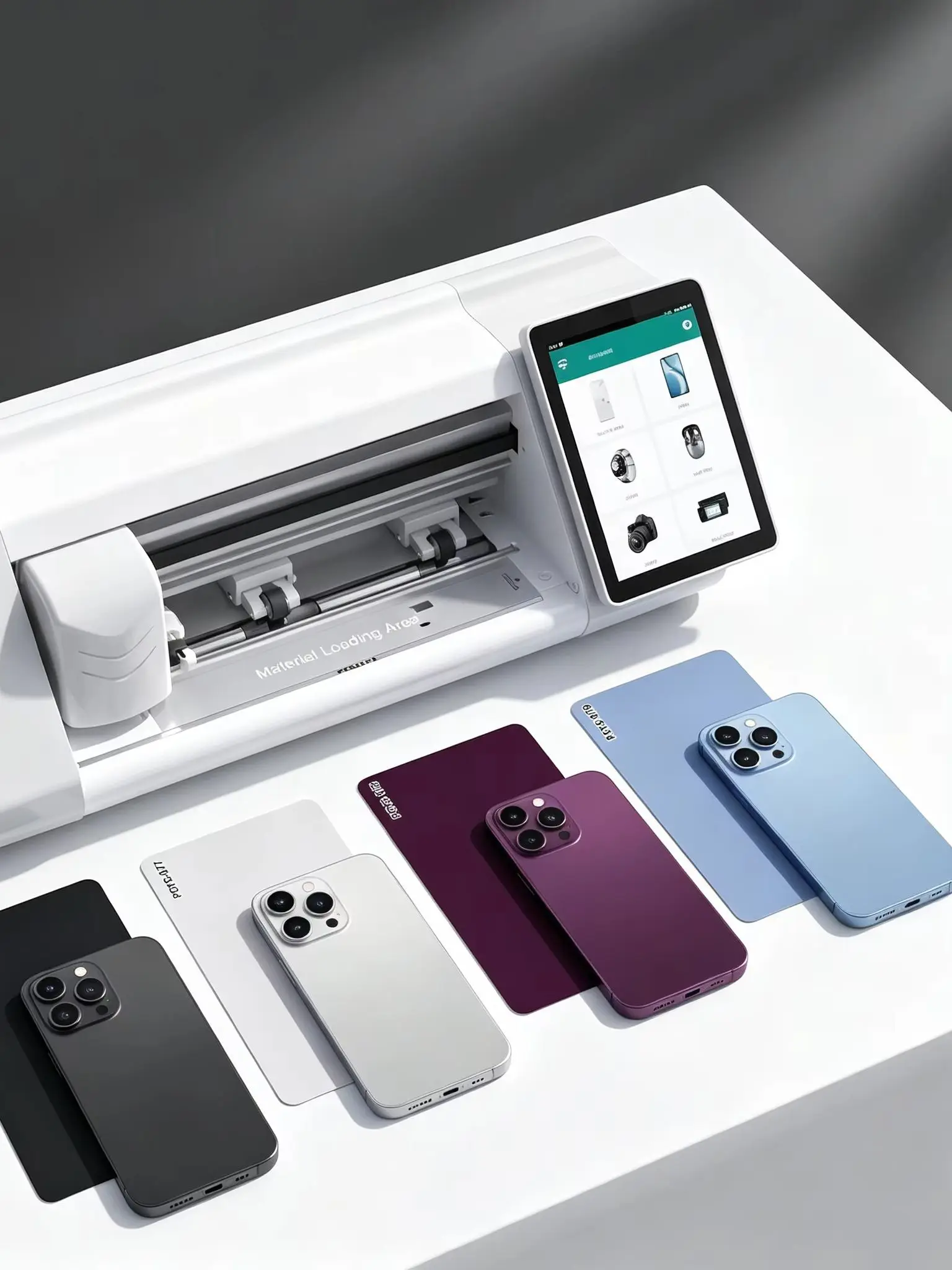 10 sztuk jednokolorowych naklejek na telefon, zmieniających kolor, do samodzielnego ozdabiania, pasujących do iPhone 18 Pro Max i 17 Pro, do użytku z maszyną do cięcia folii. — zdjęcie produktu 7