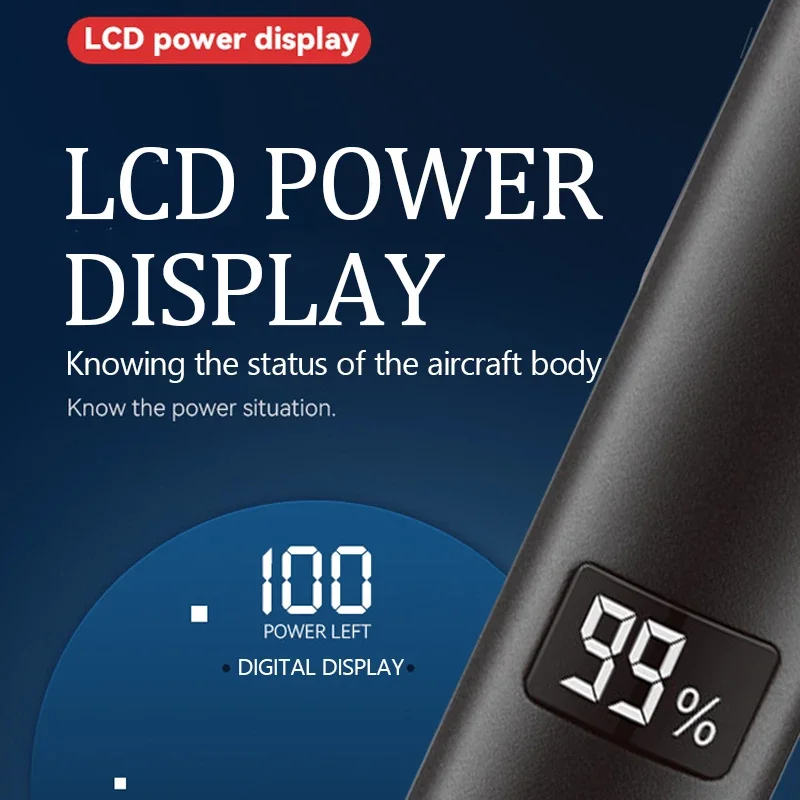 XMSJ 3-in-1 Men's Electric Nose Hair Trimmer LED Display Portable Painless T-shape Rechargeable Sideburns Eyebrows Beard Trimmer