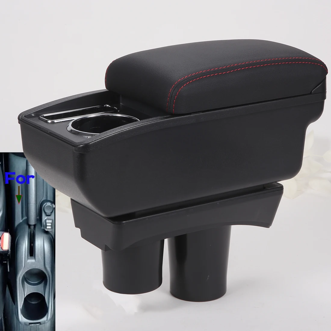

For Peugeot 301 Armrest Box For Citroen c-elysee Car Armrest Box Auto Storage Box Dedicated Interior Details Car Accessories