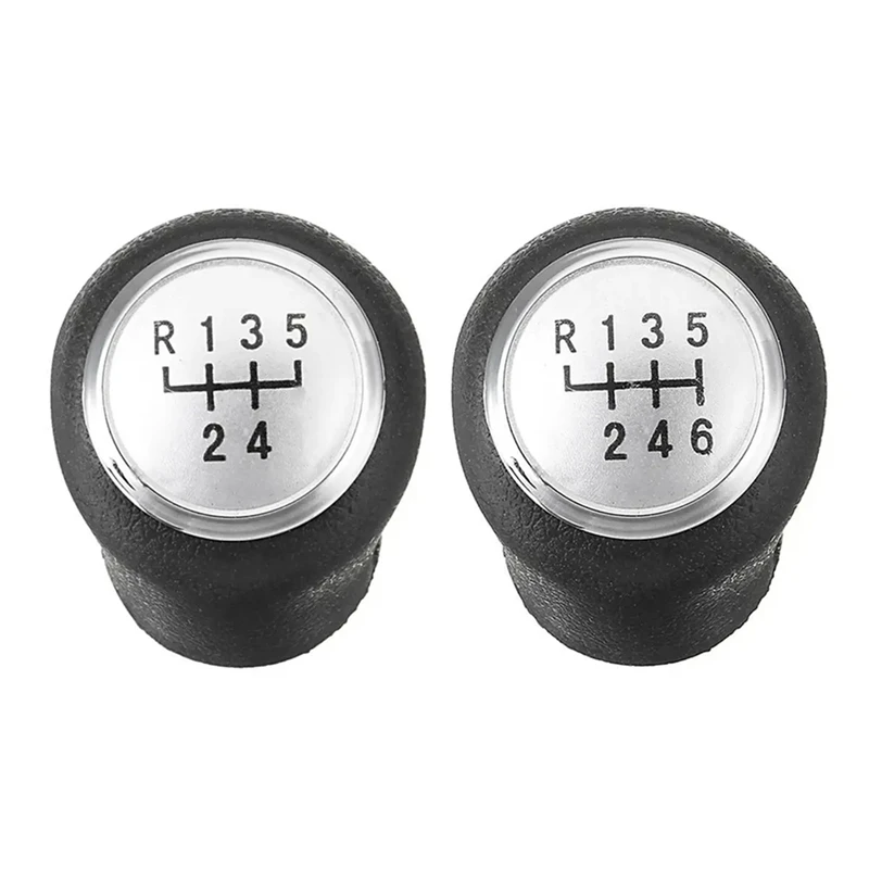 Z0C-hCar Gear Shift Knob Silver 5 Speed Gear Lever Stick Gaiter Boot Cover for Transport T5 T5.1 T6