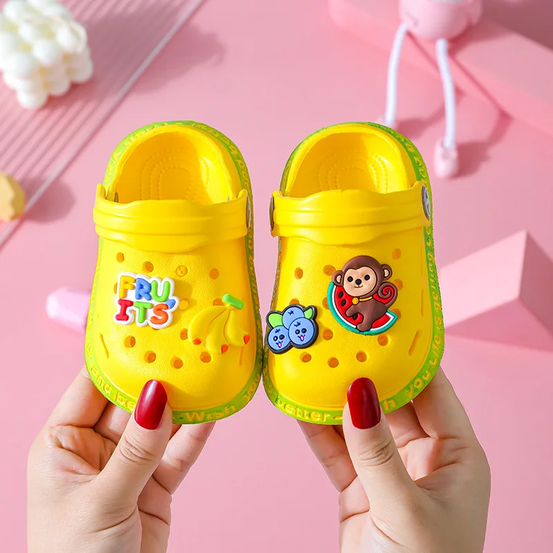 

Summer Baby Kids Shoes Sandals Girls Baby Boy Girl Slippers Shoes Cartoon Sandal Infantil for Boy Children's Beach Garden Shoes