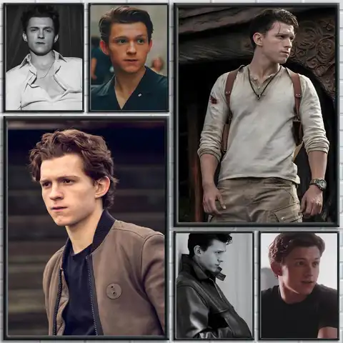 SInger T-Tom Holland Painting Calligraphy Wall Art Canvas Poster Premium Home Decor Print for Living Room Bedroom