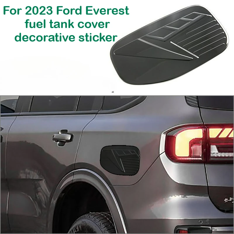 

For 2023 Ford Everest fuel tank cover decorative sticker fuel port protective cover modification