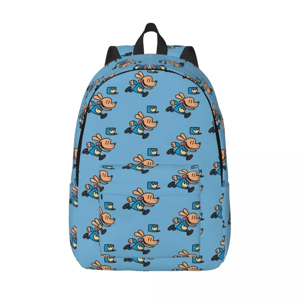 

Officer Dog Man Running Fan Backpack for Men Women Teenage High School Hiking Travel Daypack Pilkey Laptop Shoulder Bag Outdoor