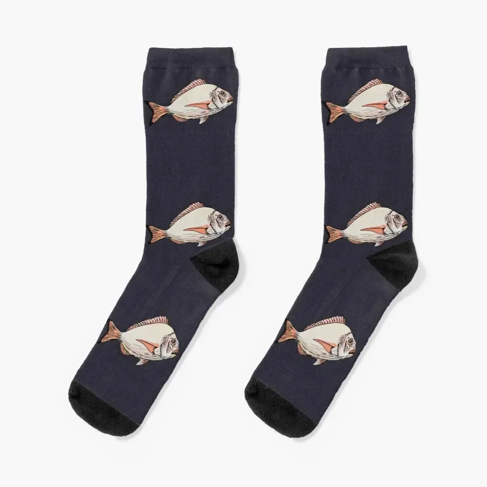 Sea bream | Sea bream Socks hip hop colored ankle Mens Socks Women's