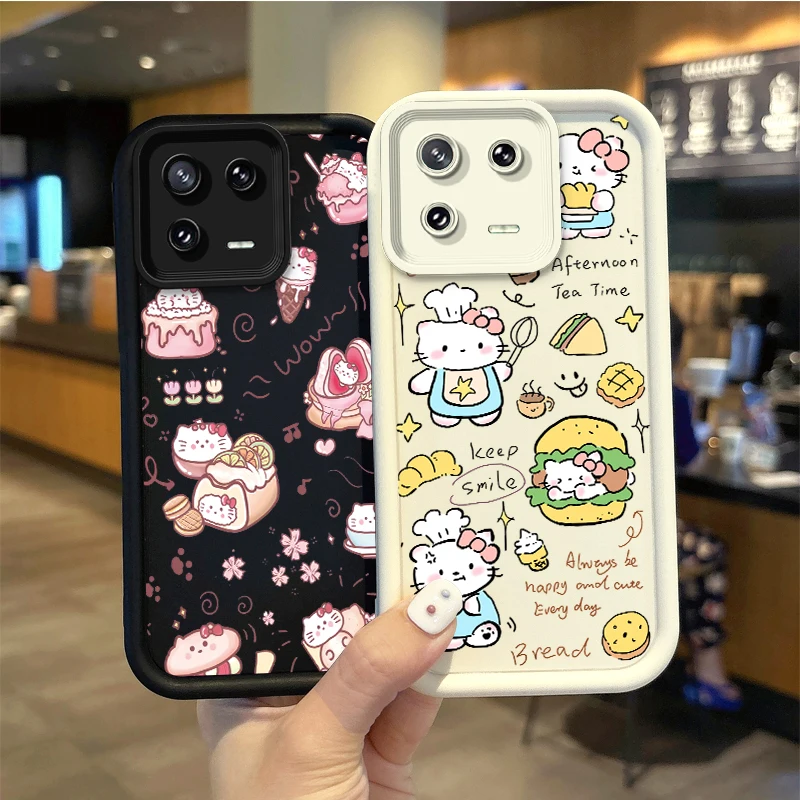 Cute Sanrio Hello Kitty Phone Case For XiaoMi 15 Pro Case 14 13 12 11T Pro 13 12 11 Lite Poco F6 F5 X5 X3 Pro TPU Silicone Cover