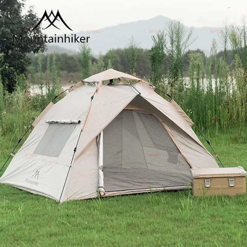 

MOUNTAINHIKER автоматическая уличная палатка с окнами быстро открывающаяся палатка для самостоятельного вождения, защита от дождя, защита от солнца для путешествий