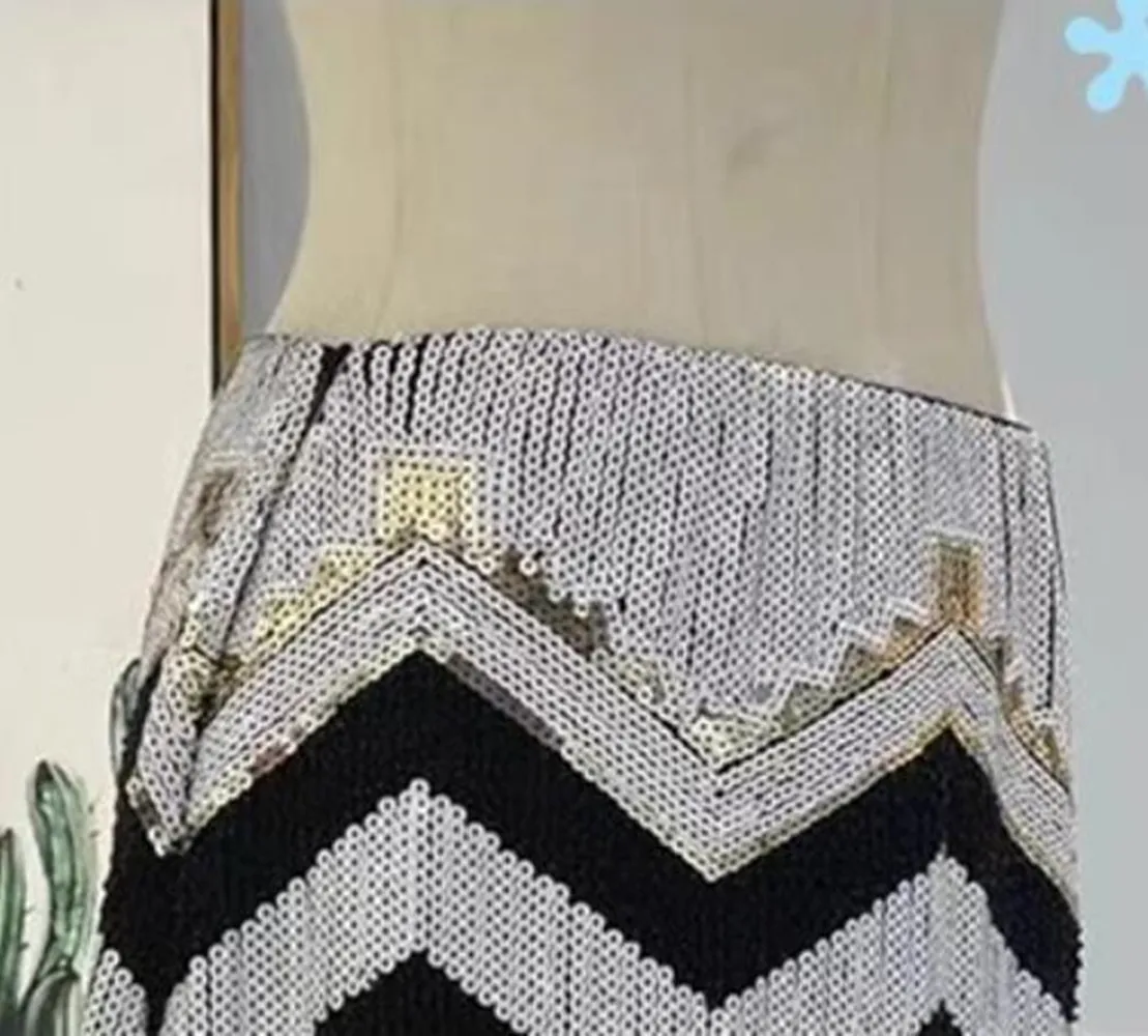 جديد ربيع وصيف 2025 تنانير صغيرة جميلة عالية الخصر للتخسيس فتاة ساخنة رغبة نقية أنيقة ترتر تنورة قصيرة على شكل حرف a