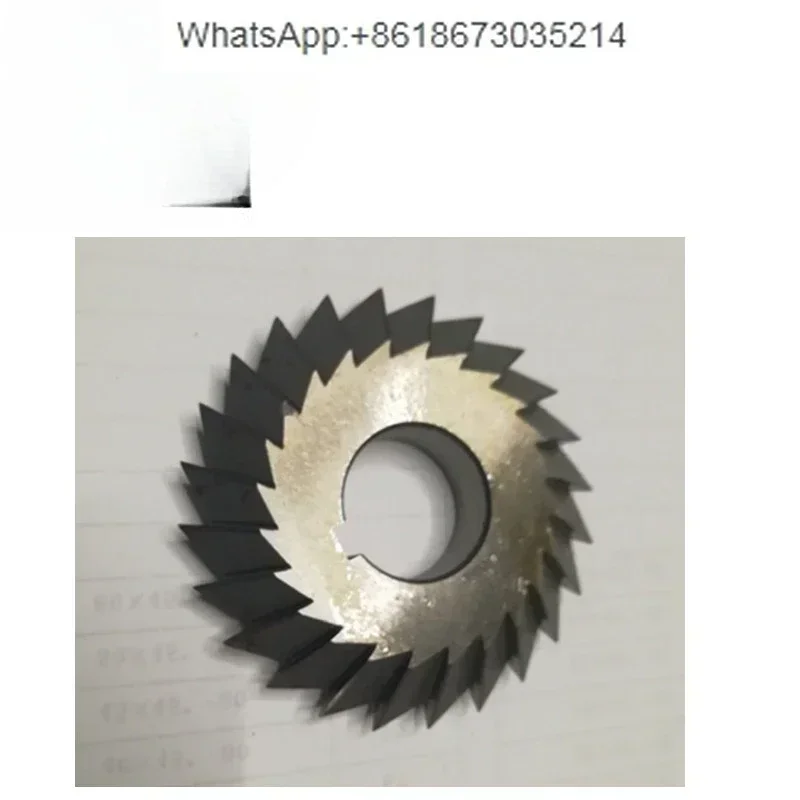 2 unids/lote W6542 HSS 30 45 60 90 grados fresa de un solo ángulo fresa rotativa derecha