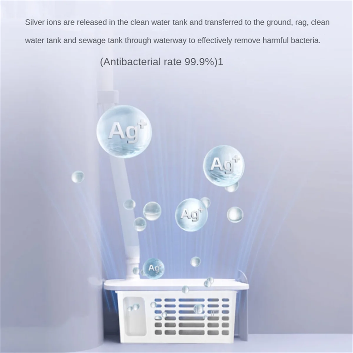 وحدة جراثيم أيون الفضة لدقيق Ecovacs ، خزان مياه فراغي ، إطلاق بطيء ، X2 برو ، فراغ Omni X2