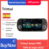 Trimui Smart Pro Handheld Game Console 4.96''IPS Screen Linux System Joystick RGB Lighting Smartpro Retro Video Game Player Gift