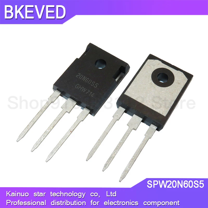 5pcs SPW20N60S5 TO-247 20N60S5 TO247 SPW20N60 20N60 N-channel FET 600V 20A