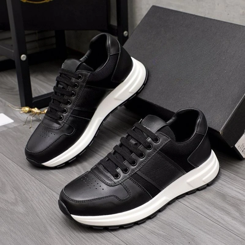 

2025 мужские повседневные кроссовки из натуральной кожи на толстой подошве, удобная прочная универсальная модная спортивная повседневная повседневная обувь