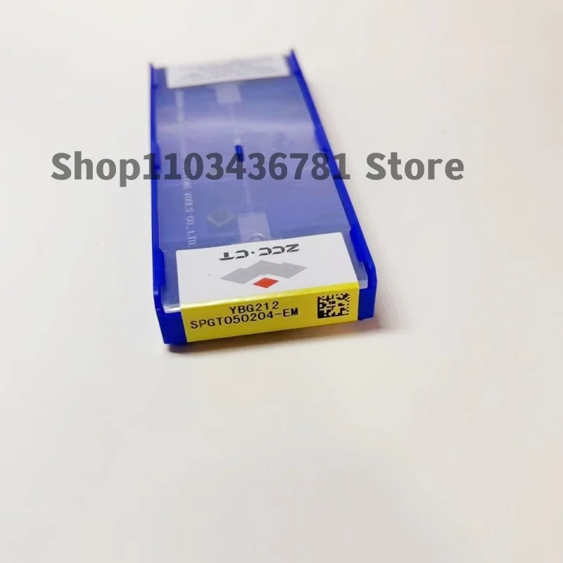 SPGT050204-EM YBG212/ SPGT060204-EM YBG212/SPGT07T308-EM YBG212  CNC turning tool blade carbide inserts Cutting Tools 10Pcs