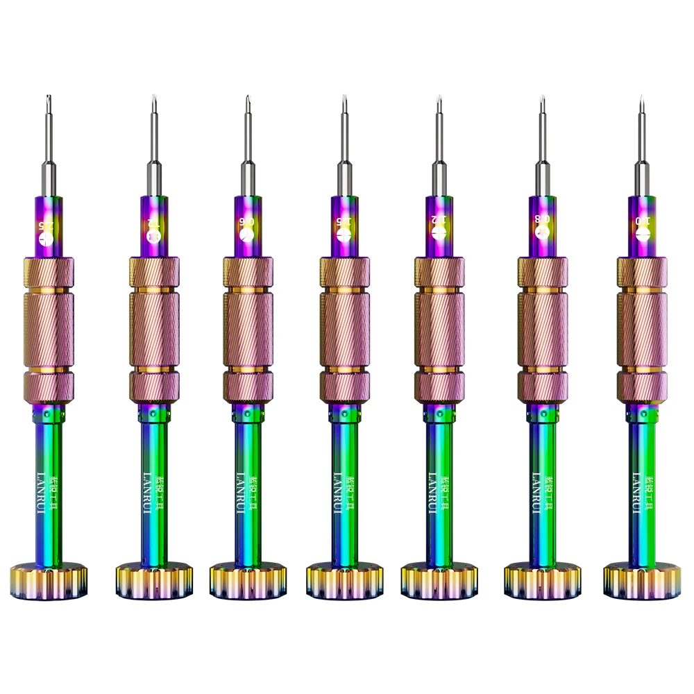 Lanrui M61 High-Hardness Screwdriver S2 Alloy Steel Batch Head Strong Magnetic for IPhone Android Phone Disassembly Maintenance