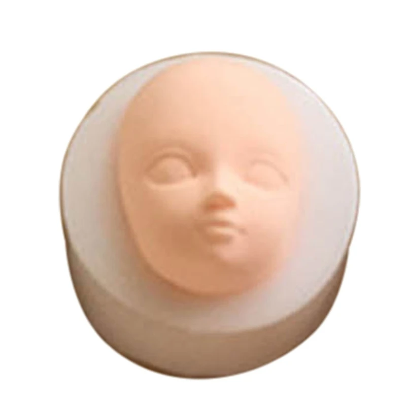 Dolls Face Clay Mold Silicone Chocolate Mold Cake Cupcake Decorating Tool