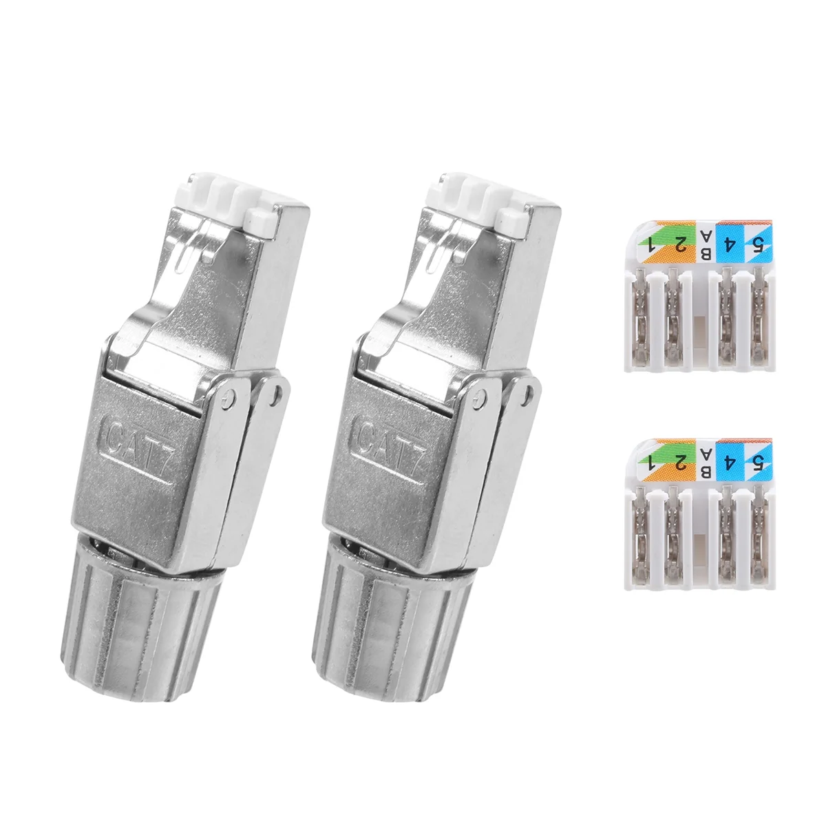 ツールRj45 cat7,工具なし,2個