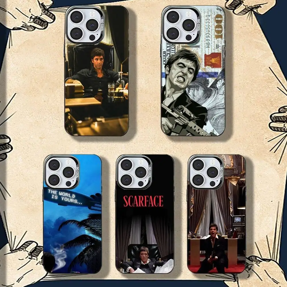 

Movie S-Scarface-es Phone Case For iPhone 16,15,14,13,12,11,8,7,Pro,Max,Plus,Mini,XS,SE Shockproof Matte Cover