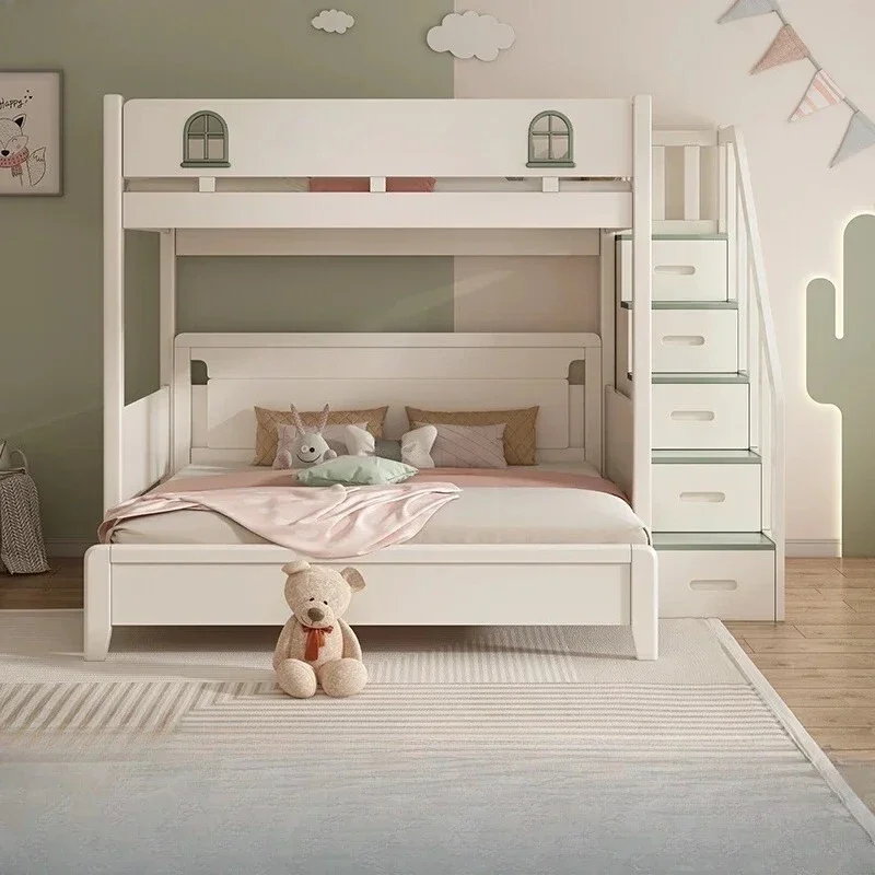 Drawers Storage Bunk Beds Nordic Pretty Unique King Size Frame Bunk Beds Up Down Ladder Cama Montessoriana Infantil Furniture