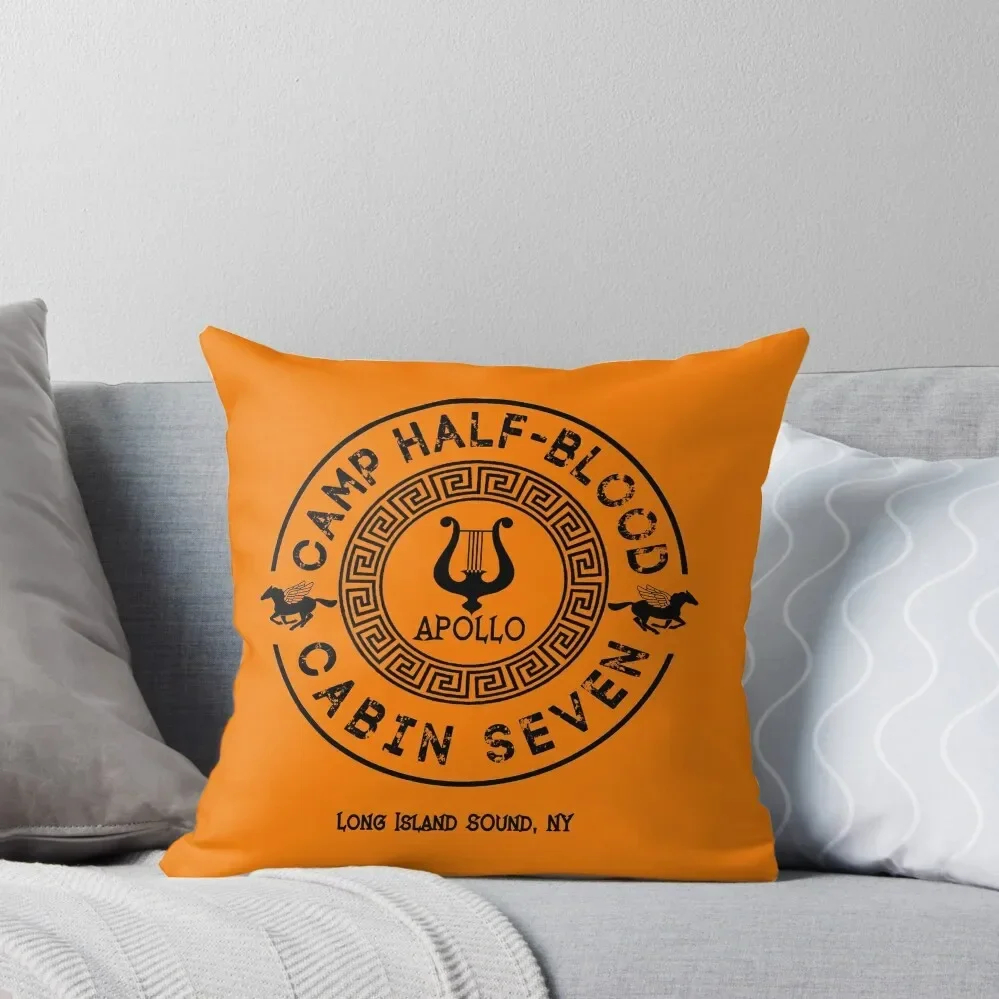 

Percy Jackson - Camp Half-Blood - Cabin Seven - Apollo Throw Pillow Cushions For Children Pillow Decor pillow