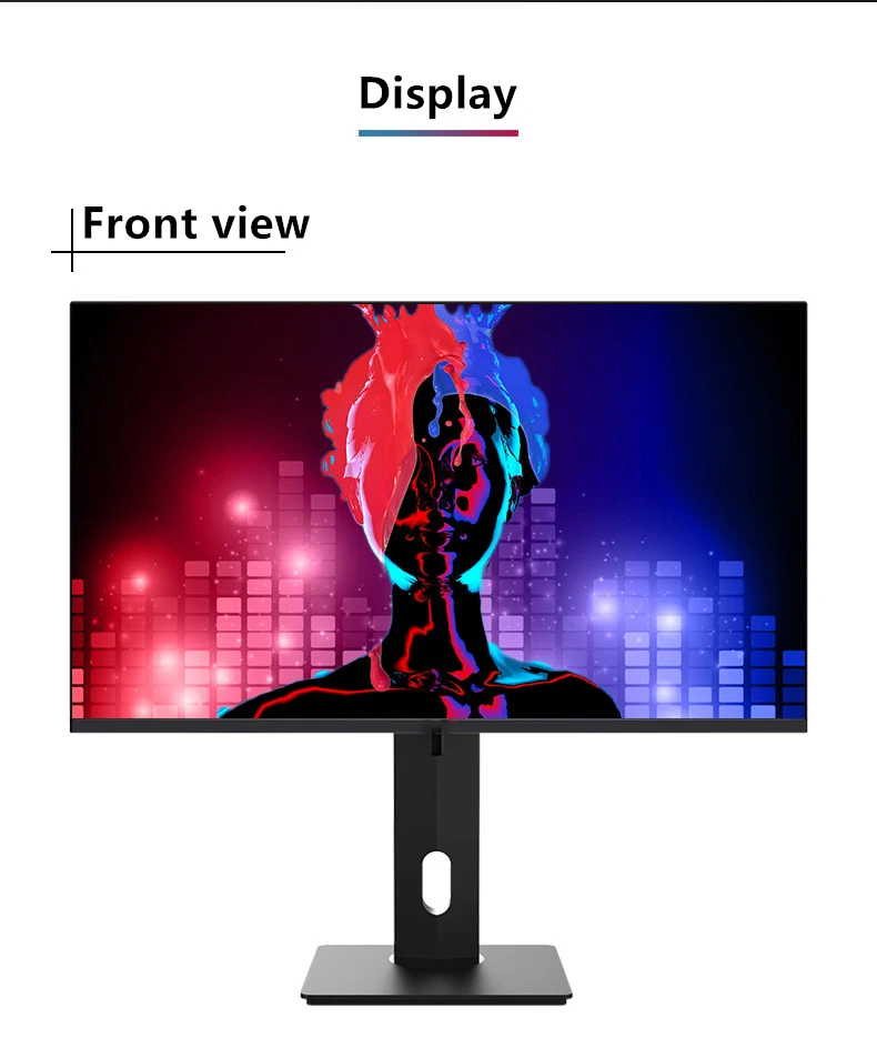 FYHXele 27 Zoll 1K 60Hz Touchscreen-Monitor IPS Hoher Farbraum Büro-Desktop-Computer 10-Punkt-Touch Hebe- und Drehfunktion HDMI – Detail 21