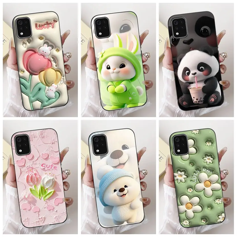 For LG K42 Case LG K52 K62 2020 Cute Fashion Cartoon Cover Shockproof Soft TPU Phone Case For LG K62 K 42 52 LGK42 Fundas Bumper