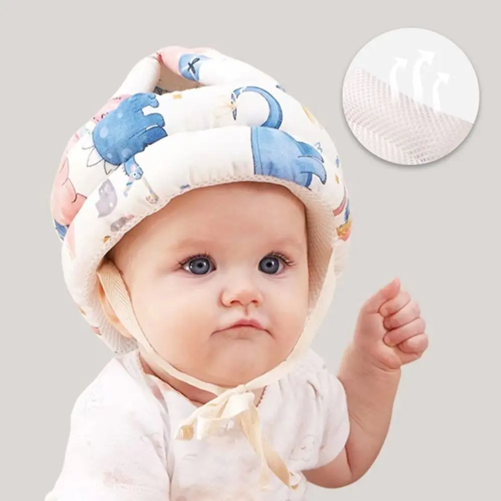 Baby Safety Helmet Head Protection Hat Toddler Anti-fall Pad Children Learn To Walk Crash Cap Adjustable Protective Headgear