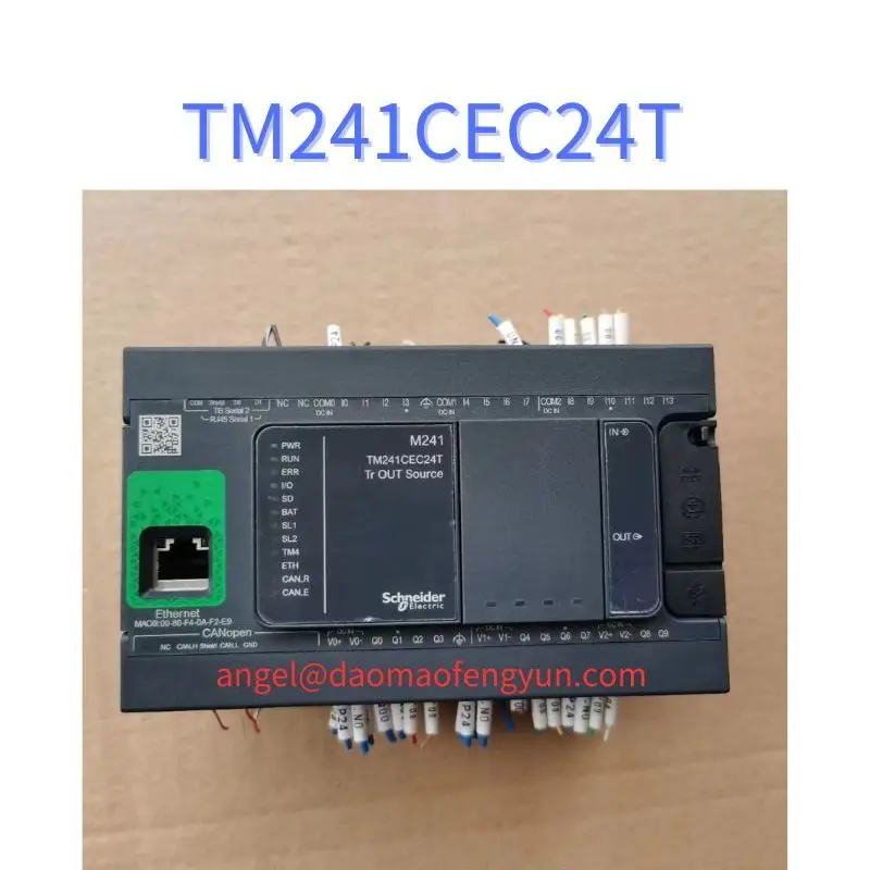 

TM241CEC24T Used PLC programming controller test function OK