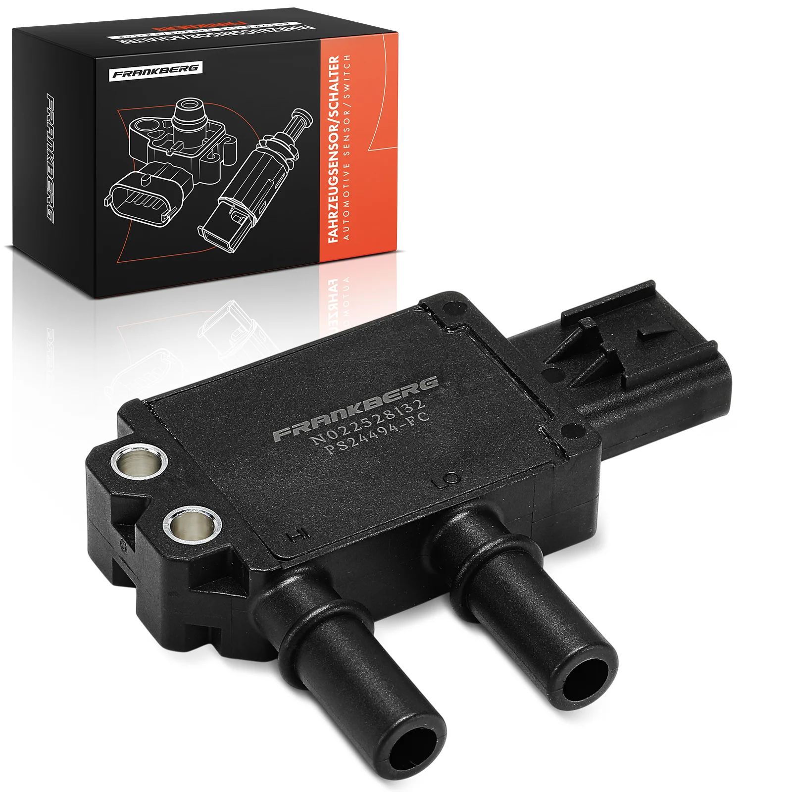 Frankberg 1x Uitlaatdruksensor voor DAF CF 2001-2013 XF LF 4383998 2124494