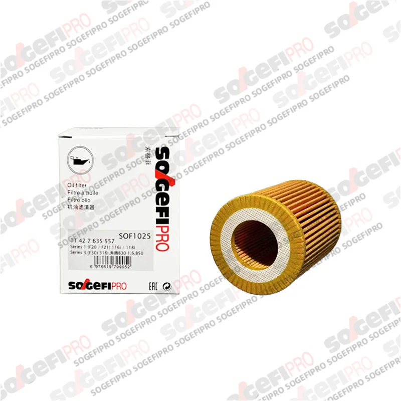 

For FAW BAIC B30 1.6L B50 1.4L Turbo T33 1.6L SOGEFIPRO Oil Filter SOF1025