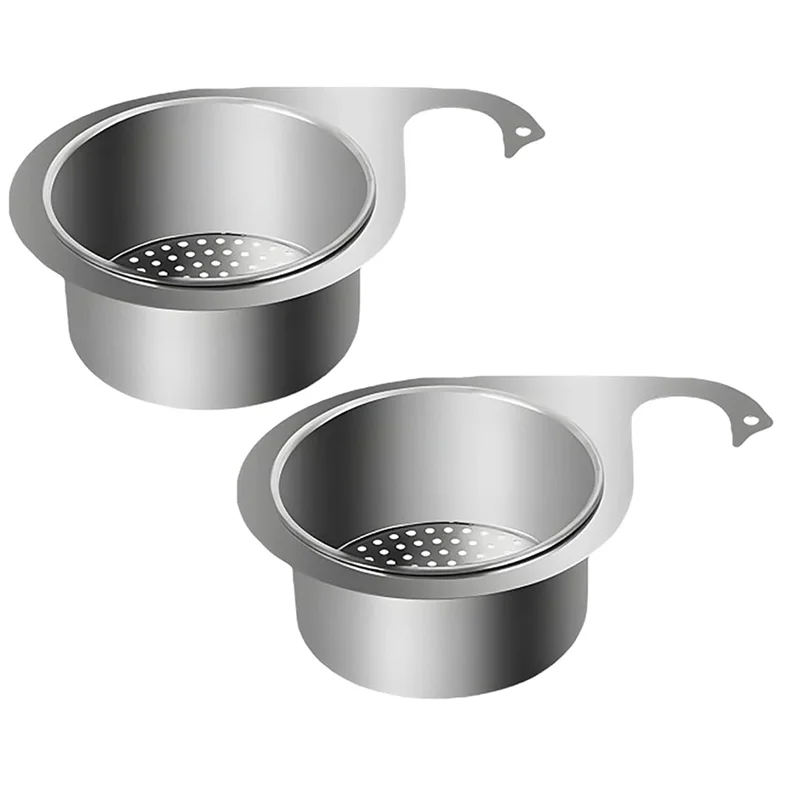 ABDJ-سلة مصفاة حوض البجعة المصنوعة من الفولاذ المقاوم للصدأ، مصفاة حوض المطبخ متعددة الوظائف، سلة فلتر معلقة