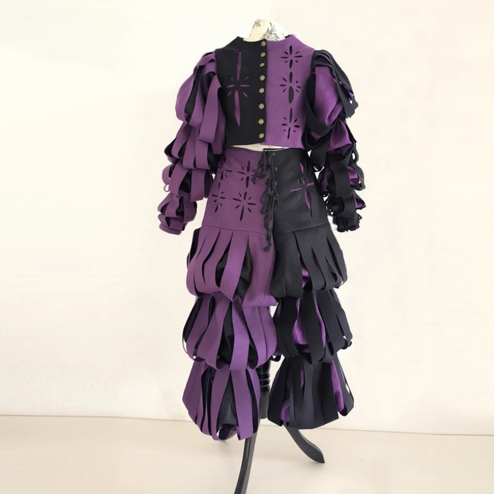 Renaissance Landsknecht Kostüm Herren Gotischer Steampunk Anzug mit Schlitzärmeln Söldner-Uniform Mittelalterliches Ren-Faire Ritter-Outfit