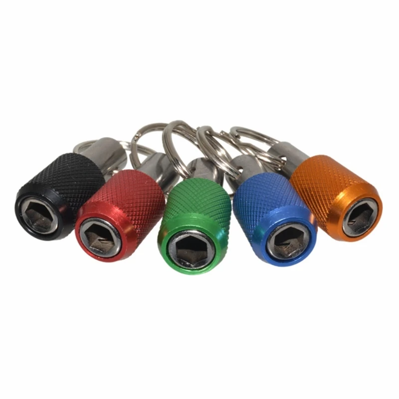 5Pcs 1/4 Bit Holder Chaveiro Shank Impact Broca Bit Extension Bar Shank