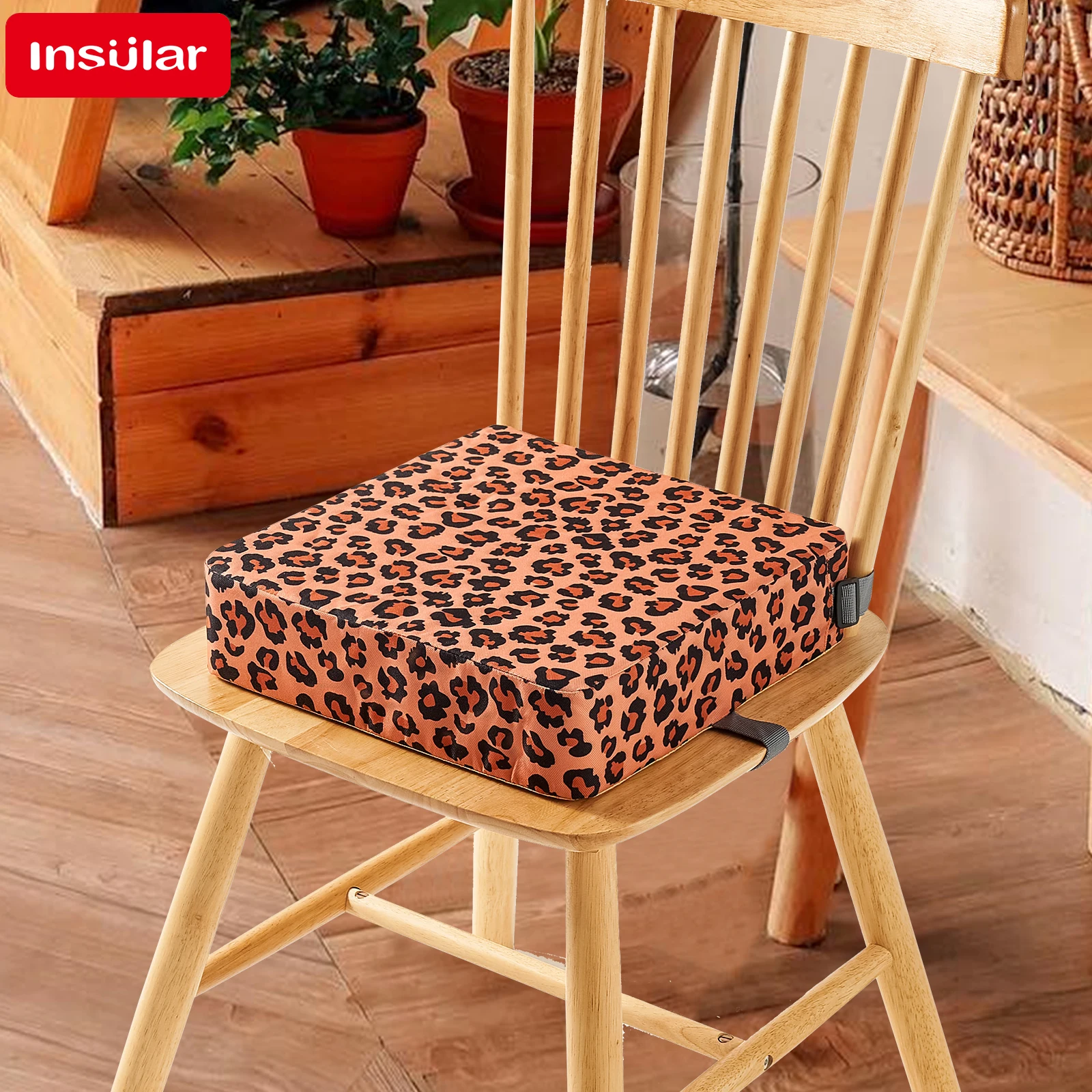 Altura ajustável Chair Pad para Crianças, Baby's Furniture Booster Seat, Portátil Cadeira de Jantar, Aumentar Almofada, Pram Chair, Removível