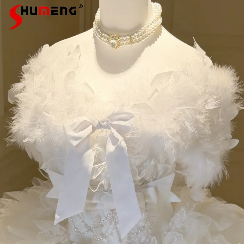 2026-new-angel-feather-shawl-for-women's-sweet-elegant-pure-style-cape-scarf-fashion-lady-luxury-small-wrap-for-party-daily-wear