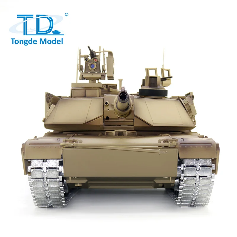 TD Ready to Run Panzer 1:16 RC Tank M1A2 SEP V2 Abrams Radio Control Infrared & BB Battle Tanks Metal Tracks Rock Arm Model