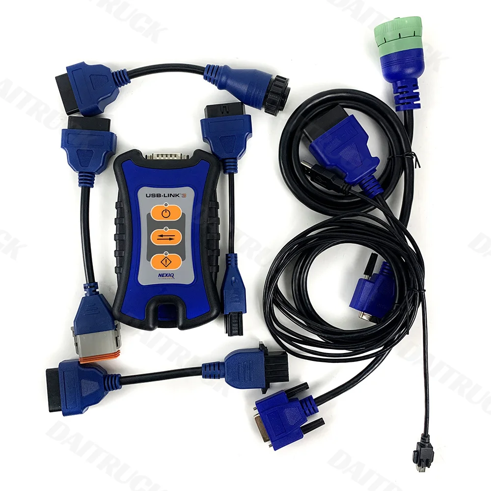 Engine Analyzer For nexiq usb link 2 nexiq usb link 3 nexiq 3 +7 cables diesel truck scanner