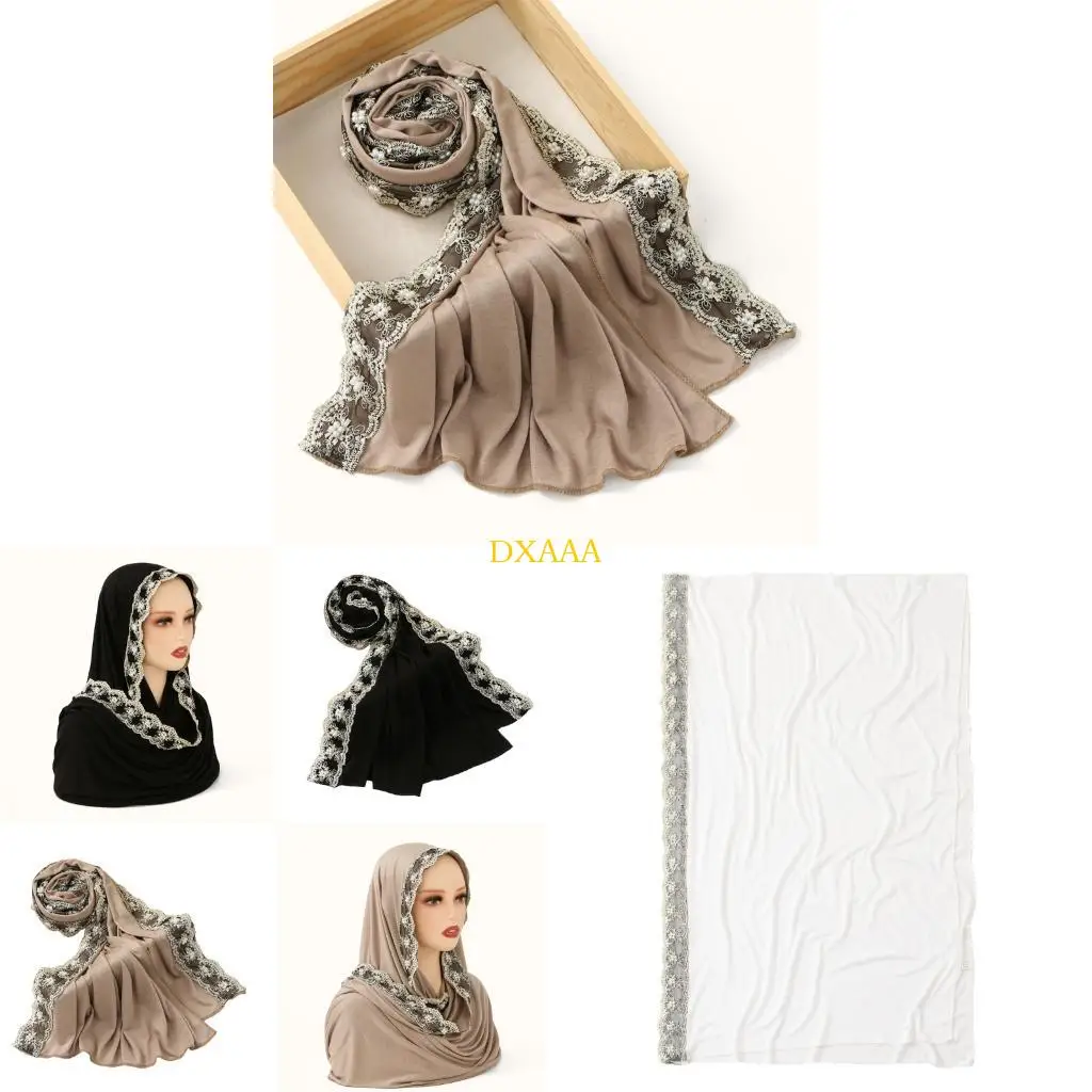 

DXAA Everyday Wear Hijab Head Scarf Cover for Office School Comfort Fabric