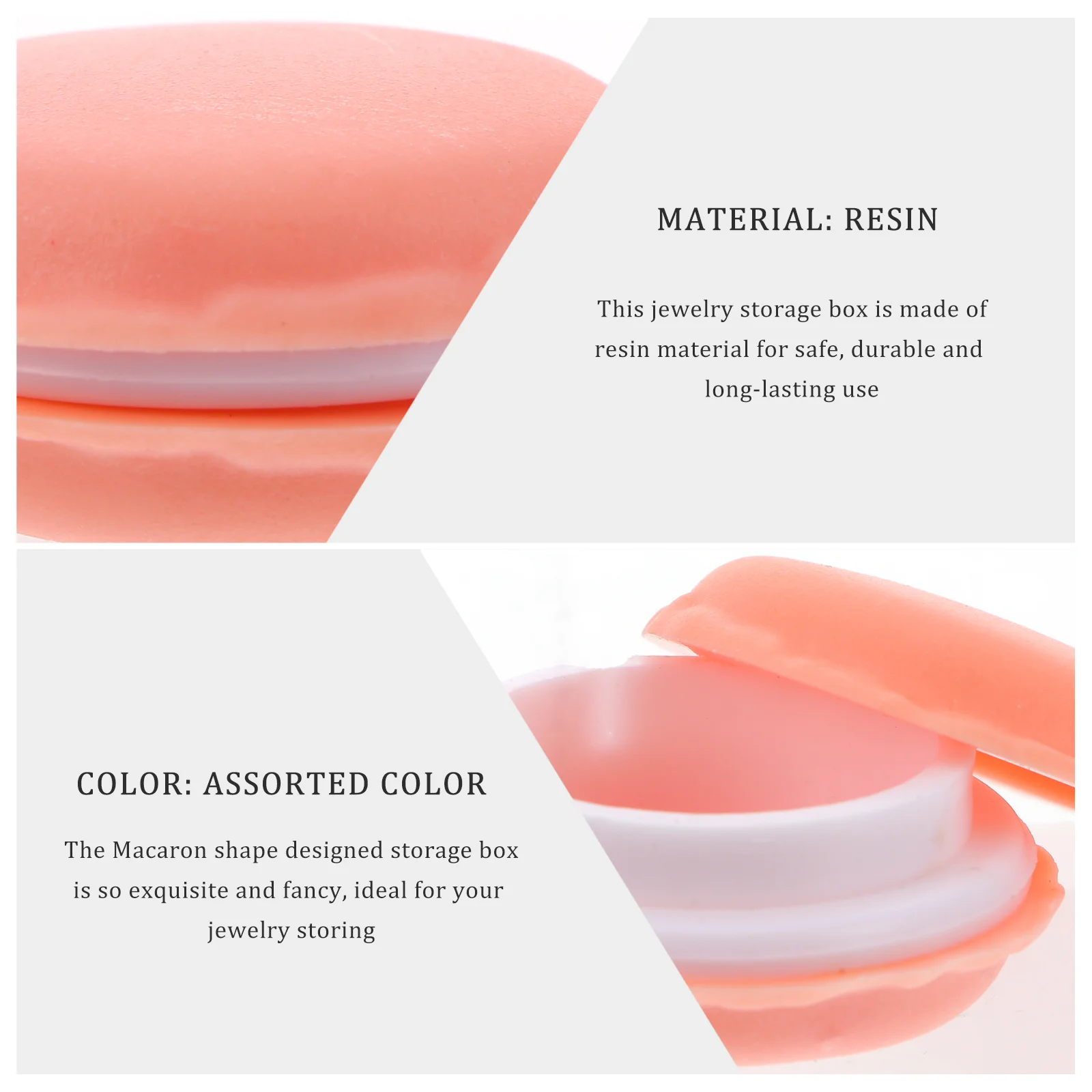 

12 шт., коробка для макарон, органайзер для ювелирных изделий, мини-футляр для хранения колец, полимерный чехол для колец, таблеток, аксессуары, подарок, домашний стол, аккуратный