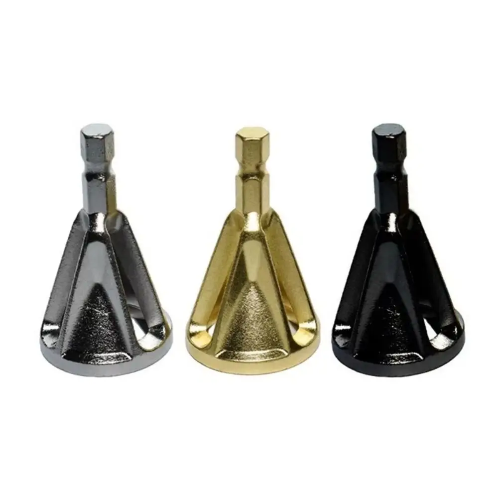 Hexagonal Shank External Chamfer Drill Bit Deburring Triangular Shank Drill Bit Cutter Metal Remove Burr Deburring Chamfer