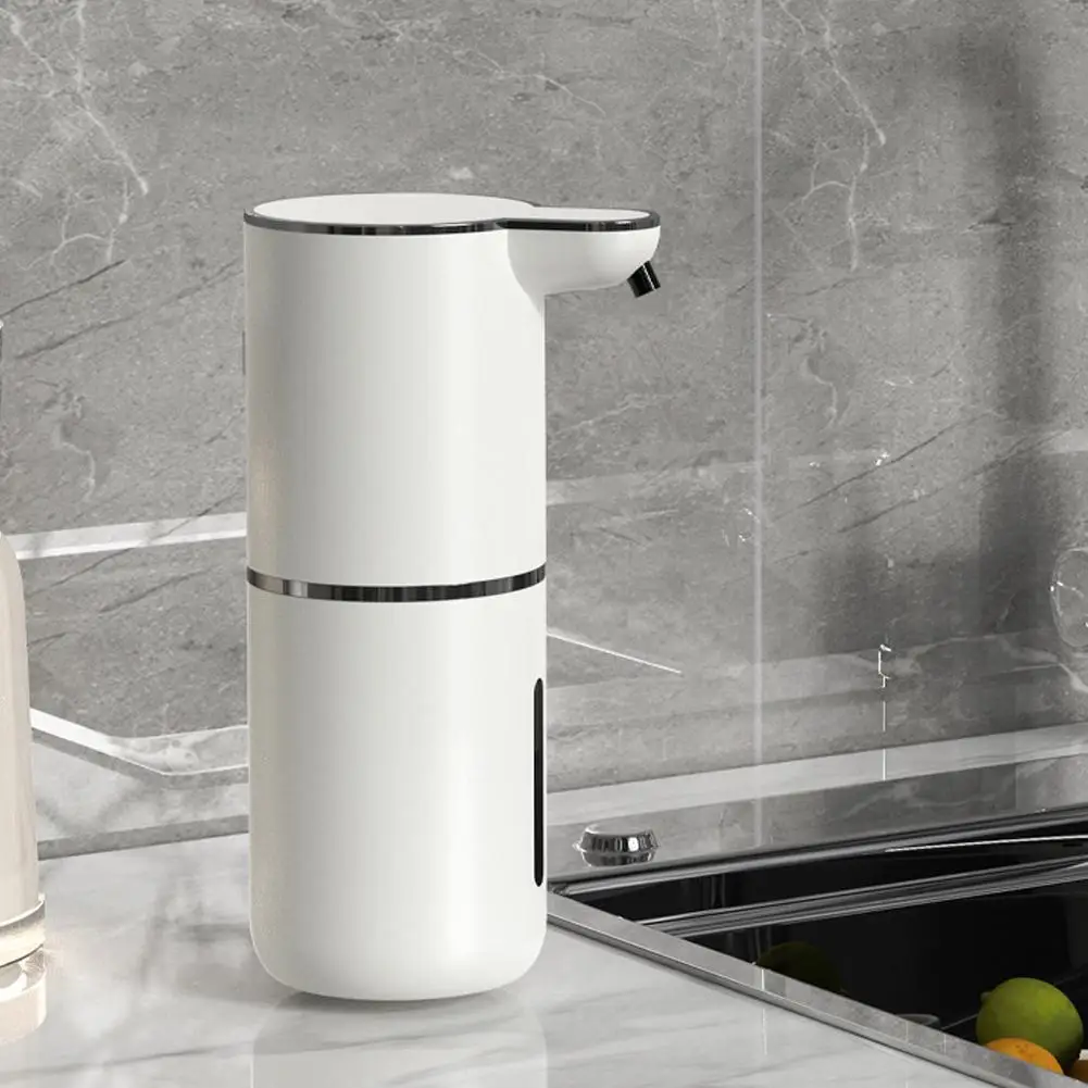 

Автоматический дозатор жидкого мыла, бесконтактный пенящийся, 380 мл, USB-аксессуары, регулируемые электрические ванные комнаты, 4 уровня перезаряжаемой D6A1